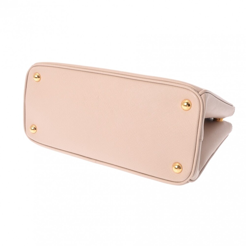 Prada Beige Handbag Saffiano Pink Pink Tan Galleria - Picture 5 of 11